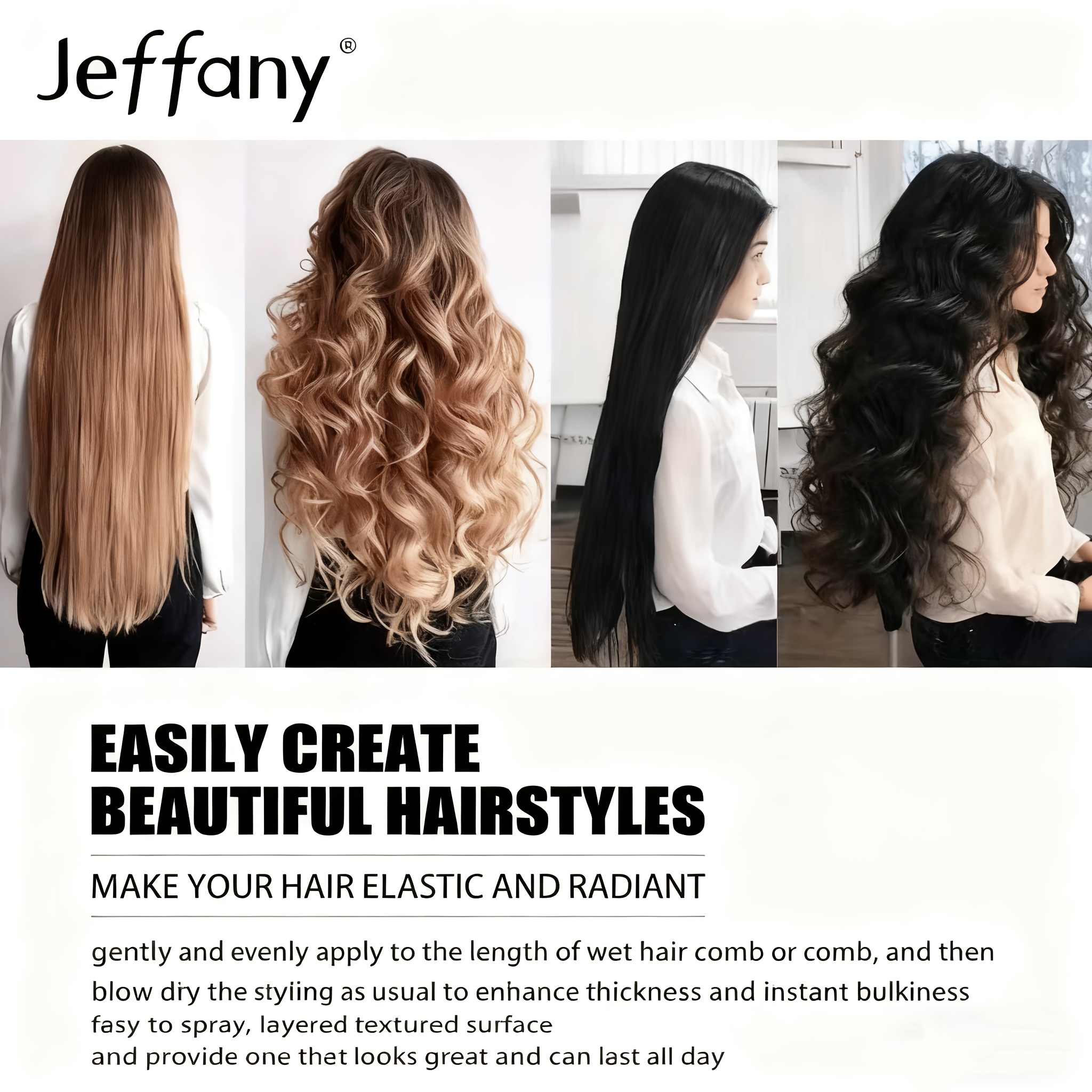 Keratin Volumizing Styling Spray for All Hair Types