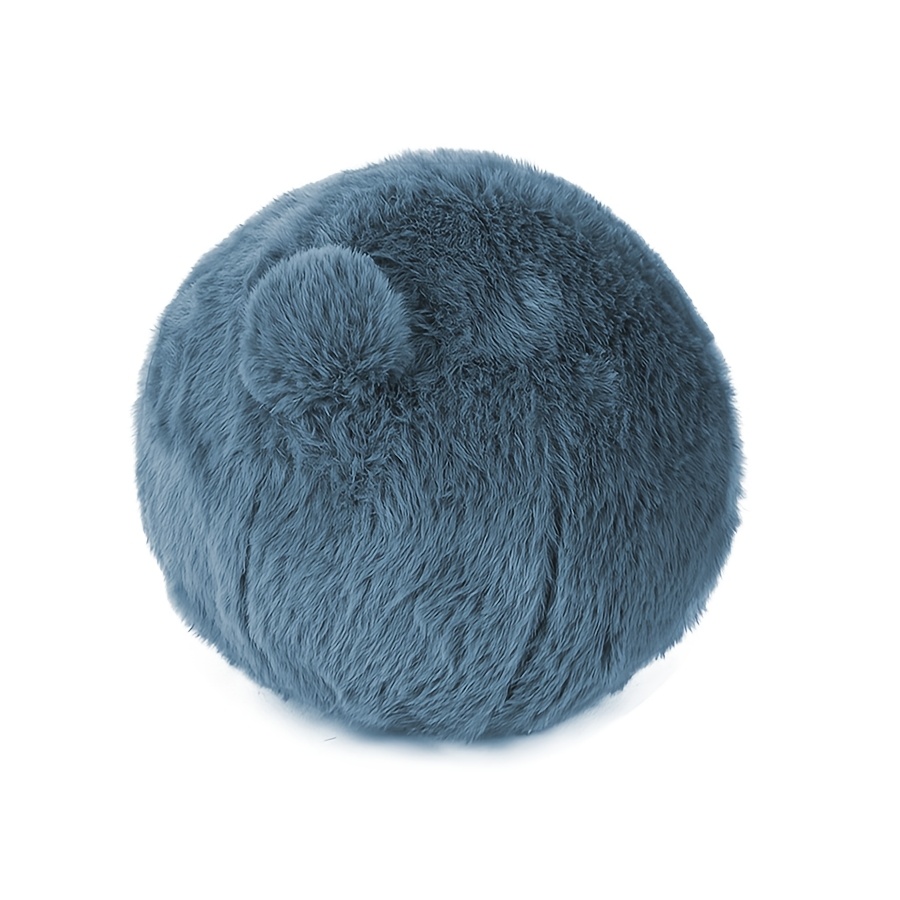 TEMU Itandme Rabbit Relax Ball & Nest Pillow - Two-color Bunny Chewable Toy Suitable For Rabbits, Relax & Cage Enrichment, To Stop Backending Habits