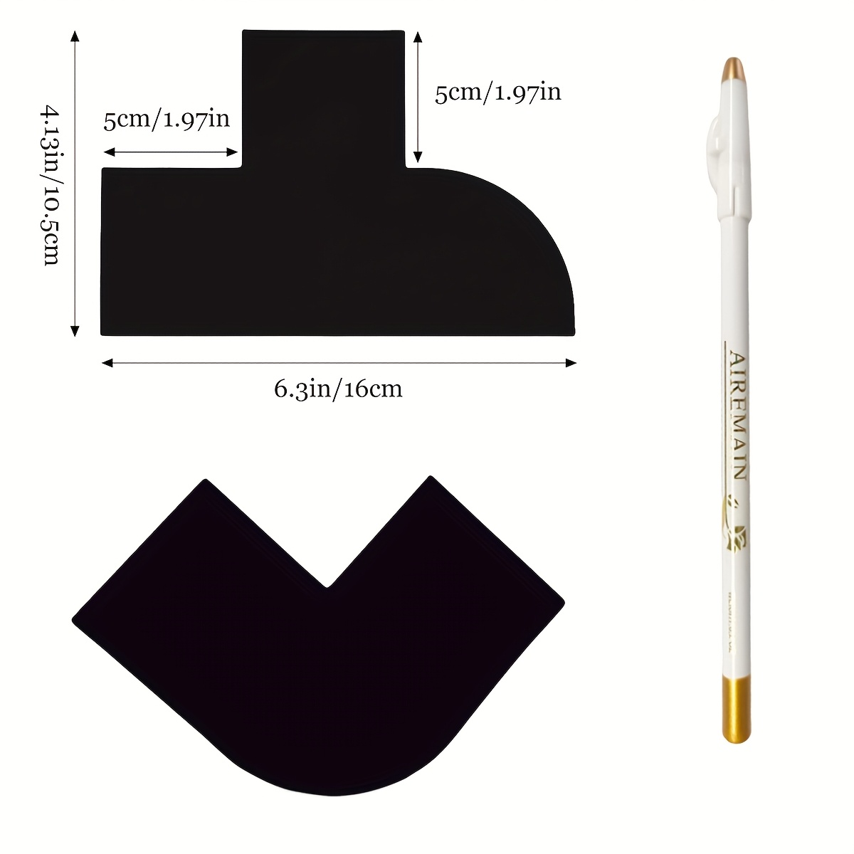 And 2 Color Enhancement Barber Cards: A Reusable And Easy-to-clean Tool For Stylish And Shaping Beards For Men