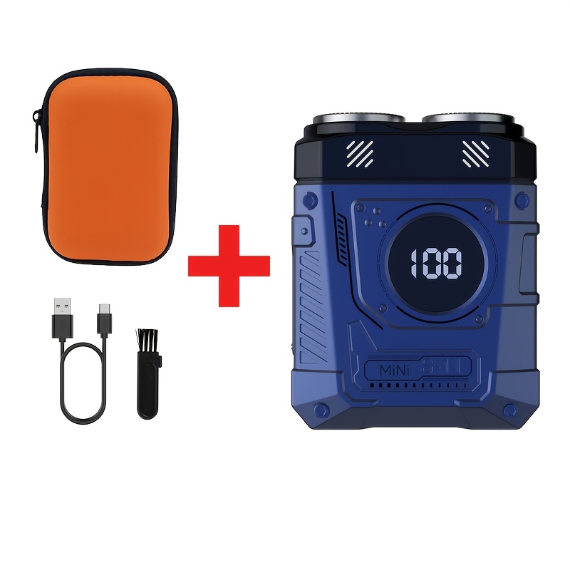 1 Witzio S11 Shaver | Stainless Steel, 300mah Lithium Polymer Battery, Usb Charging, Includes Leather Case, Start