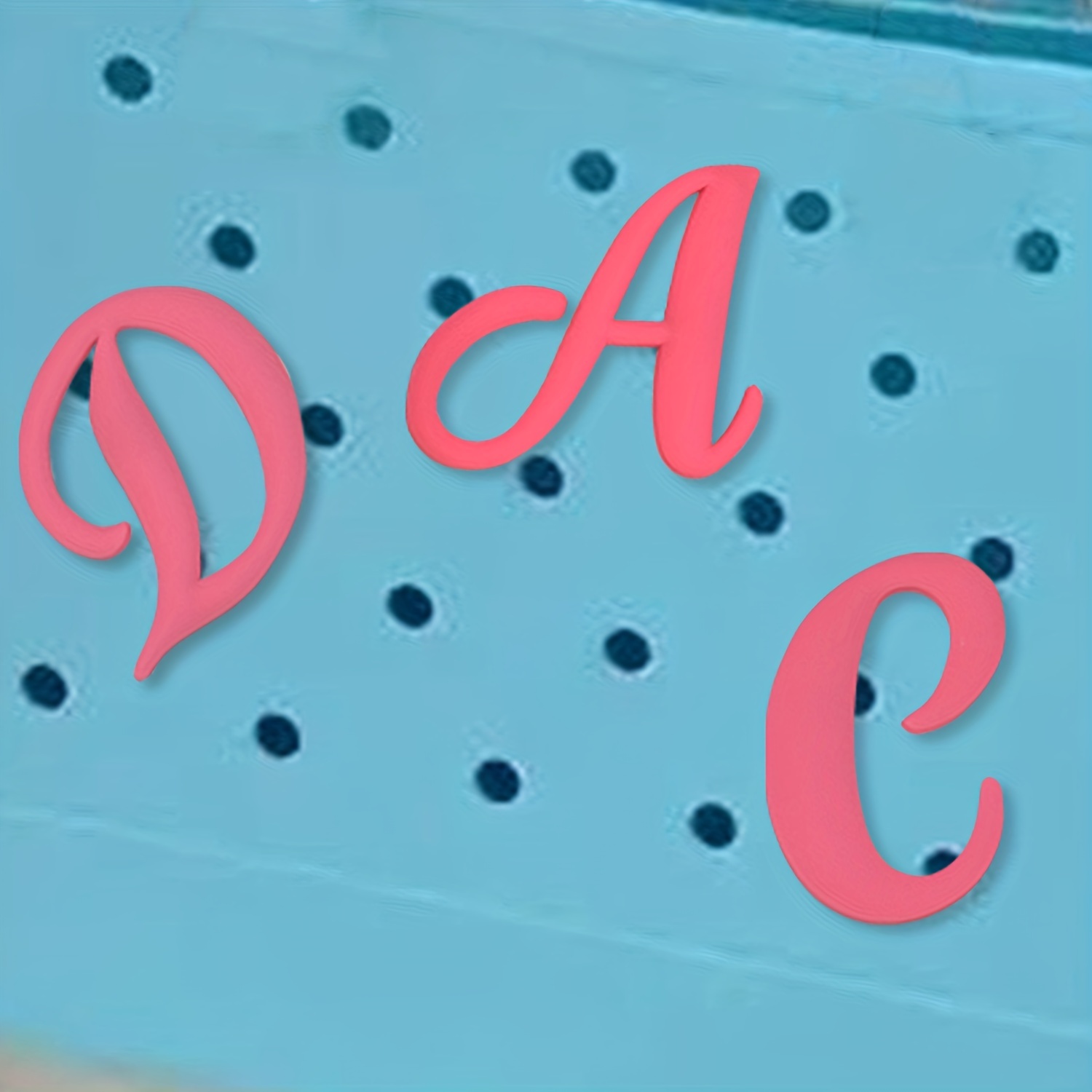 3d pvc alphabet charms carini moda lettere decorative Temu Italy