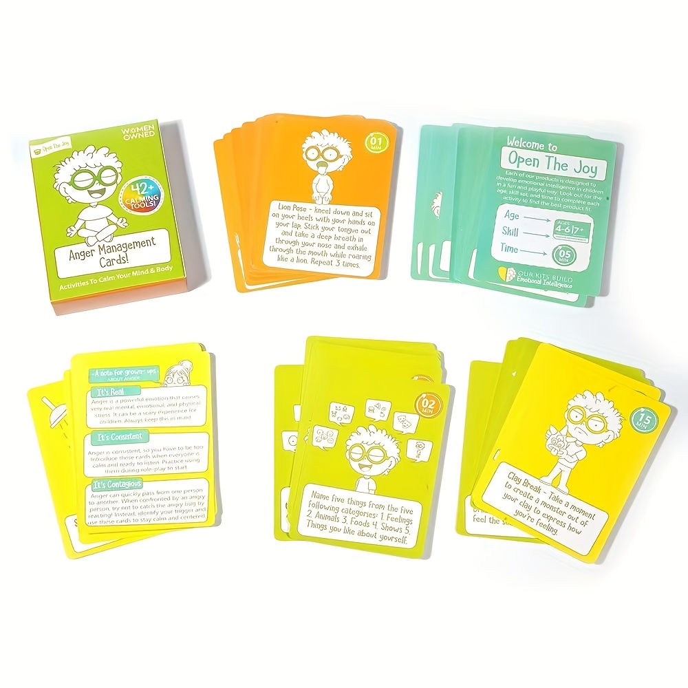 Emotional Control Mindfulness Cards, Perfect Gift for Any Occasion