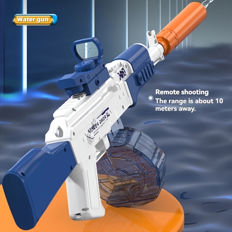 2025 Popular Automatic Electric Water Gun High-capacity Sprayer with Ultra Long Shooting Range, Suitable for Swimming Pool Accessories for Adults And Children, Outdoor Entertainment