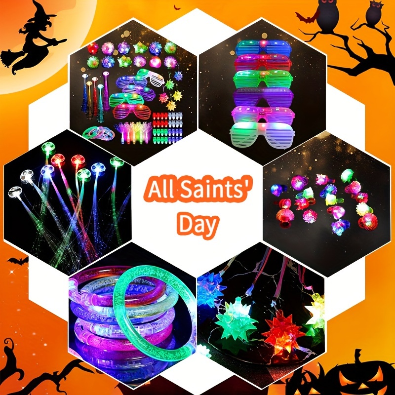 

78 Set Of Toys Party Gifts Adult Birthday And 50 Finger Lights 12 Jelly Rings 6 Flash Glasses 5 Bracelets 5 Lights