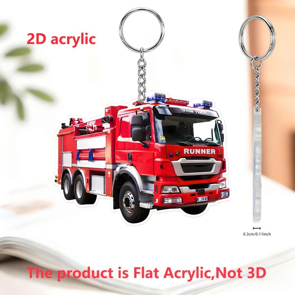TEMU 2d Flat - A 2d Flat Design, Minimalist Acrylic Keychain Instagram Style, A Must-have Creative Accessory For Students, A Fashionable And High-end