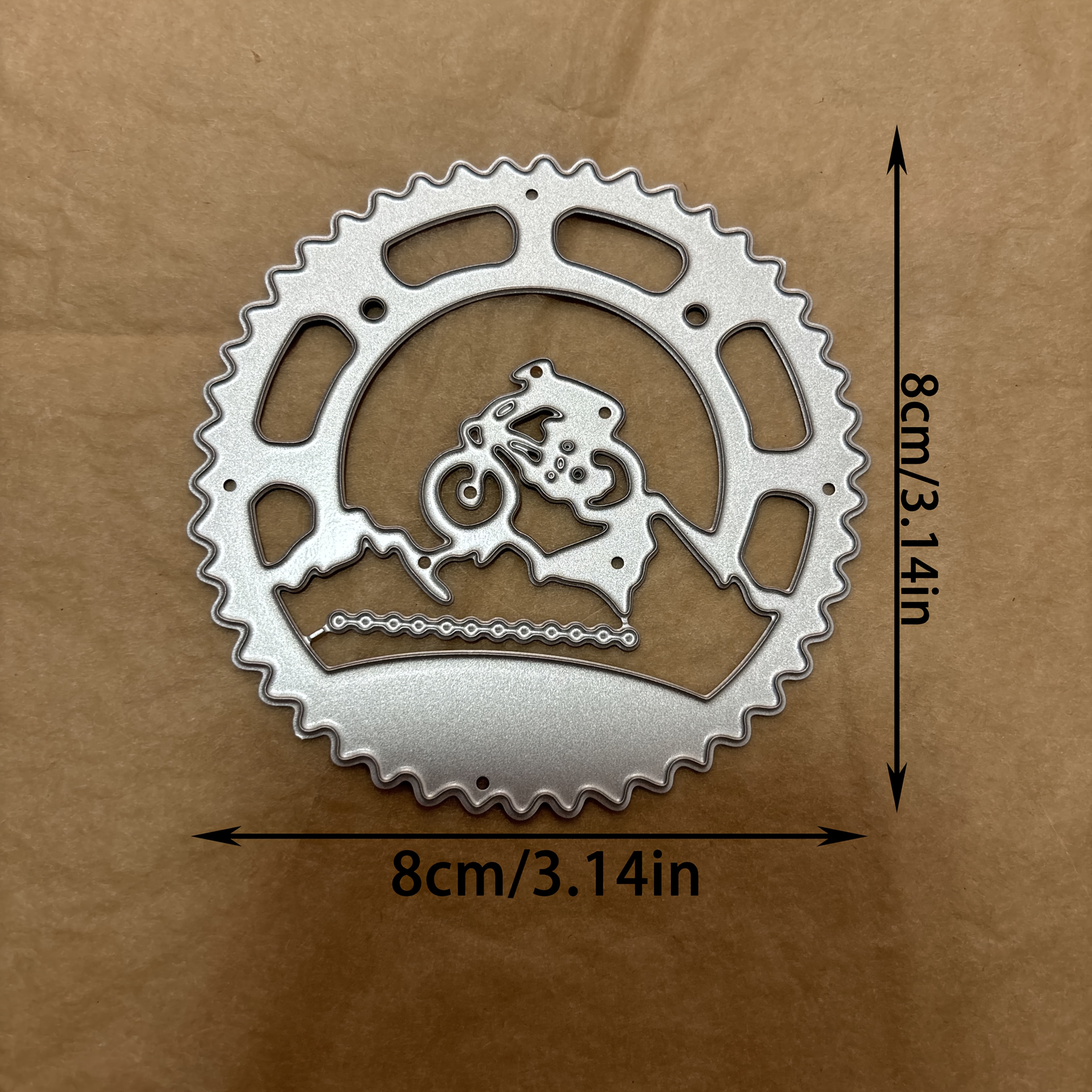 TEMU A Of Outer Frame Motorcycle Cutting Die, Ideal For Photo Albums, Paper Crafts, Card Designs, Embossing, And Decorative Projects
