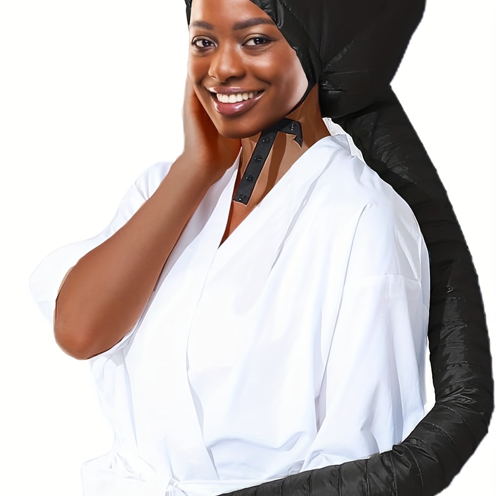 bonnet hood hair dryer attachment with elastic strap