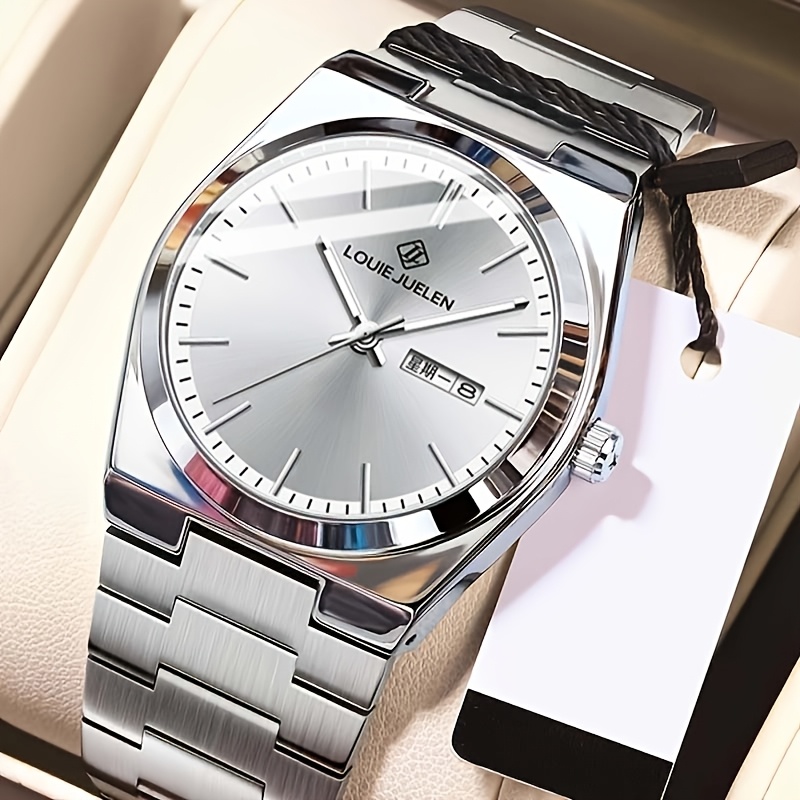 Image of 2026 Automatic Men's & Women's Mechanical Watch With Dual Date And Night Light, Elegant Business Fashion Wristwatch, Perfect For Couples And Gift