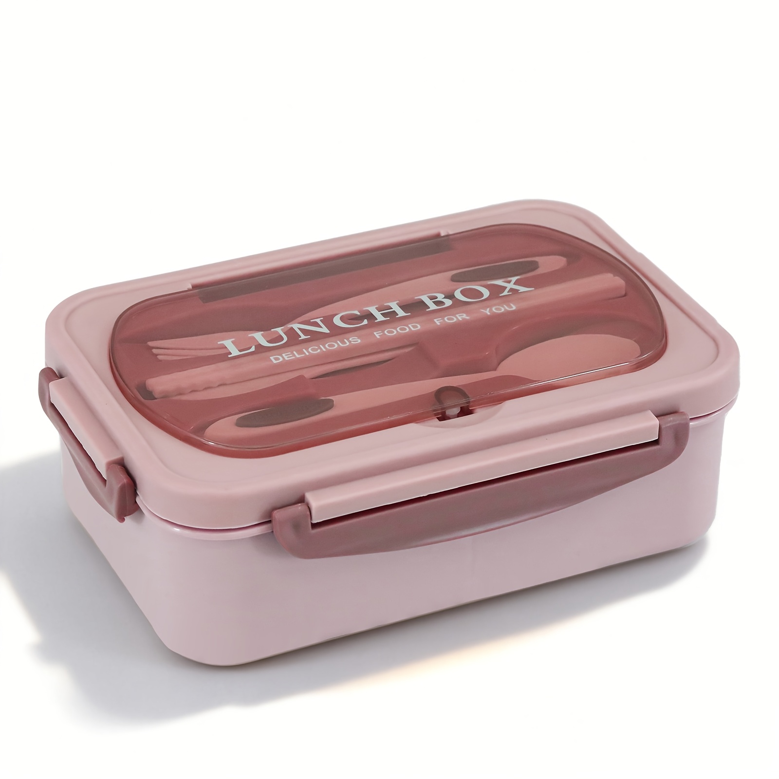 Image of Student Lunch Box With Compartments, Insulated Food Container, Portable Sealed Lunchbox, Suitable For Microwave And Dishwasher, Used For School, Work, Or Picnics