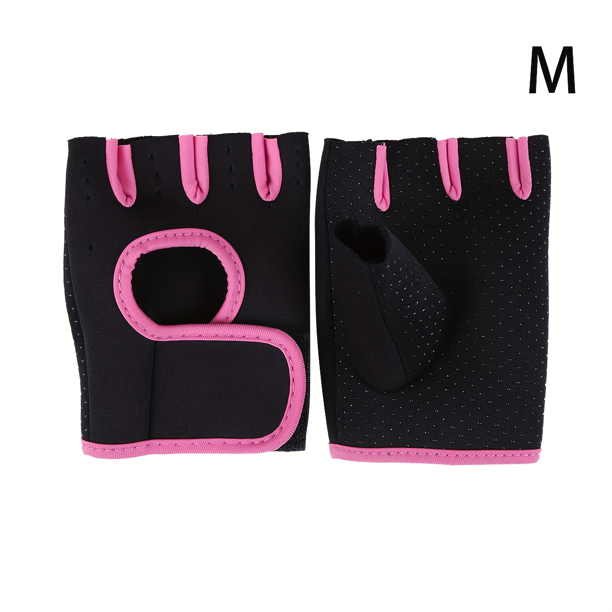 TEMU Lingpeng Half-finger Fitness Gloves, Training Sports Glove For Cycling - Unisex