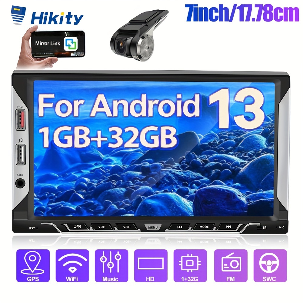 

Hikity [1+32g] 2din 7'' Tft Touch 6 Usb Car Mp5 Suppport //gps/fm/rds