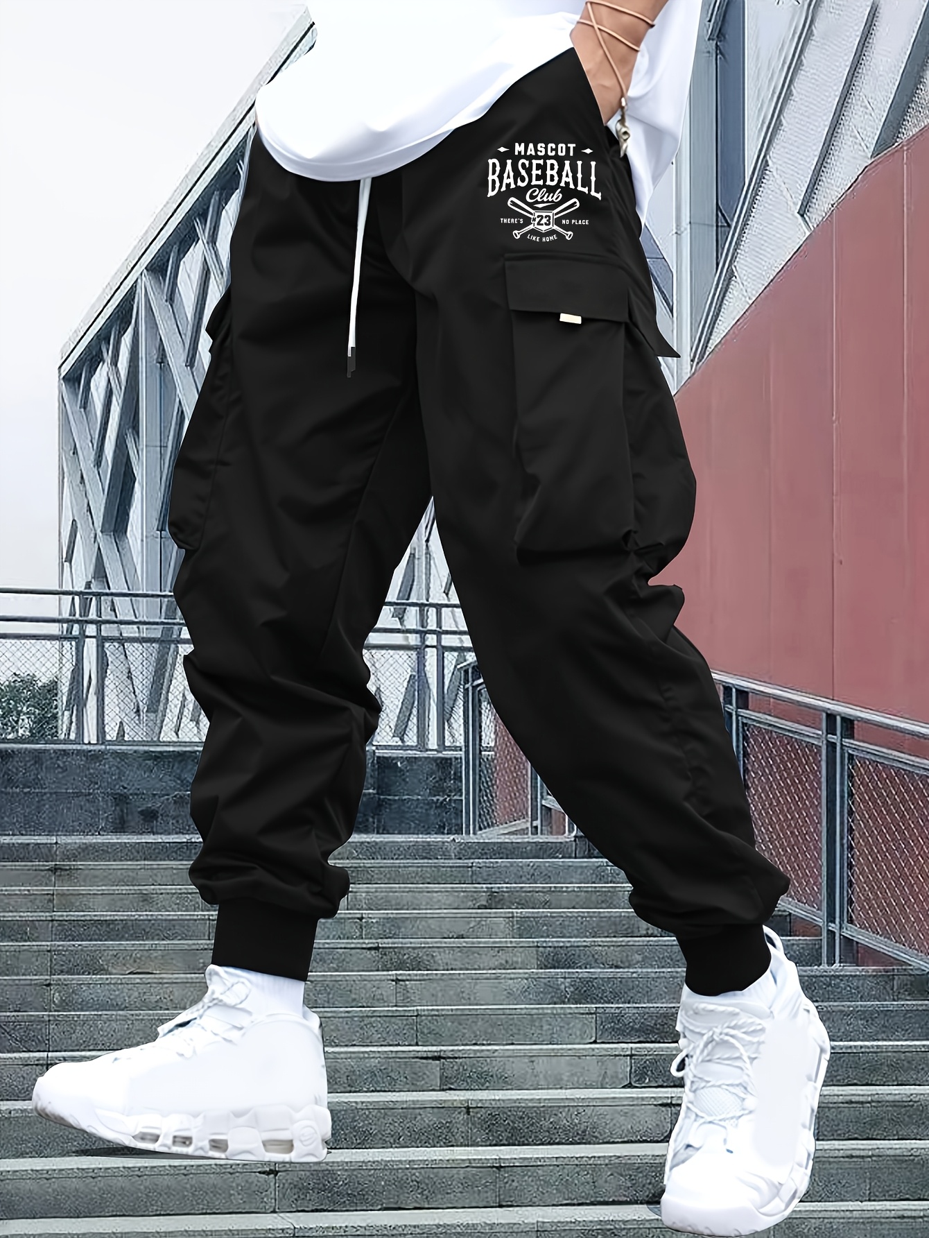 Spring Men Cotton Casual Cargo Pants Men's Autumn Fashion
