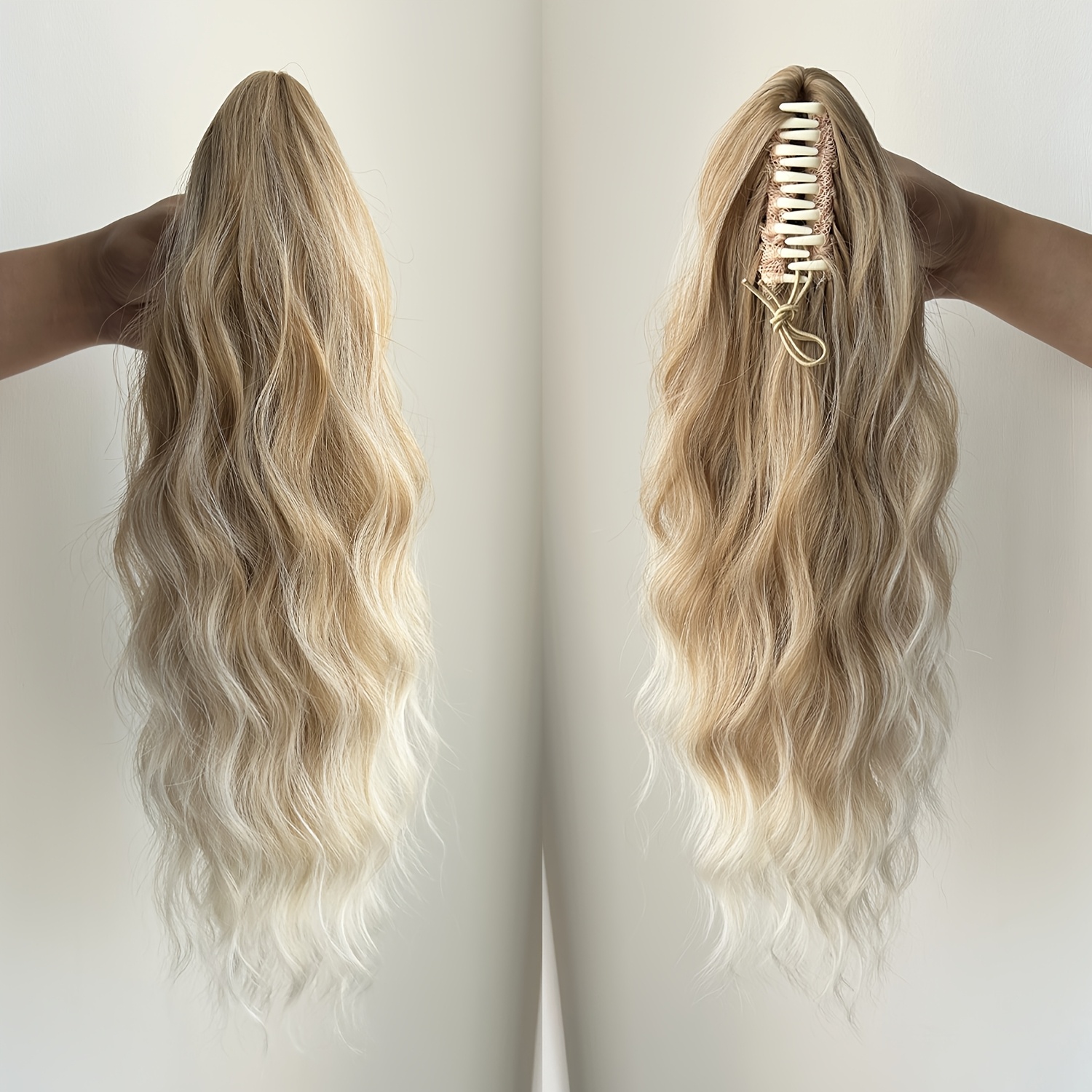 Synthetic Ponytail Extension Wig With Claw Clip For Women, A Versatile Hair Accessory For Everyday Use