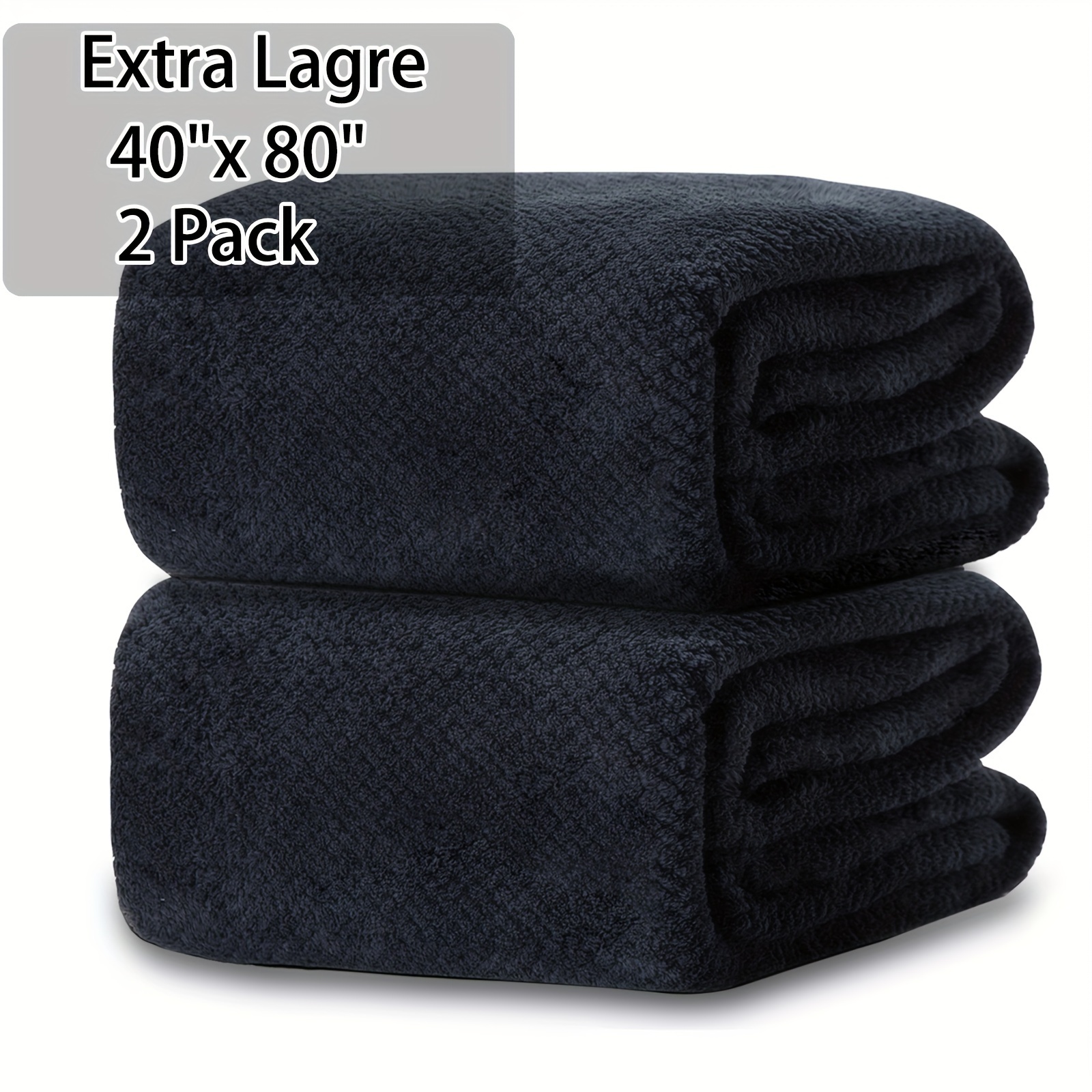 

Extra Large 40"x 80" Bath Towel Sheet Set, 2 Pack Super Soft Oversized Bath Sheet Towels For Adults Soft Highly Absorbent Quick Dry Towels Set For Bathroom Hotel Spa