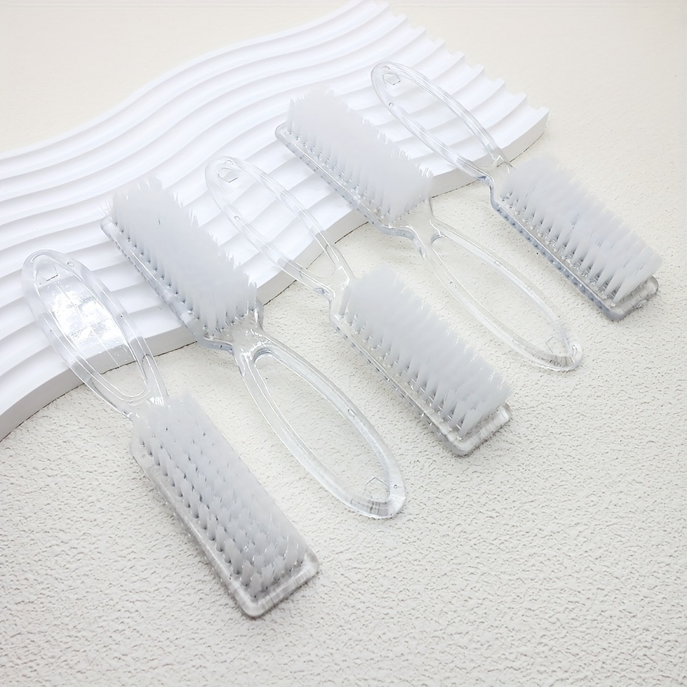 Multifunctional Transparent Nail Cleaning Brushes Set
