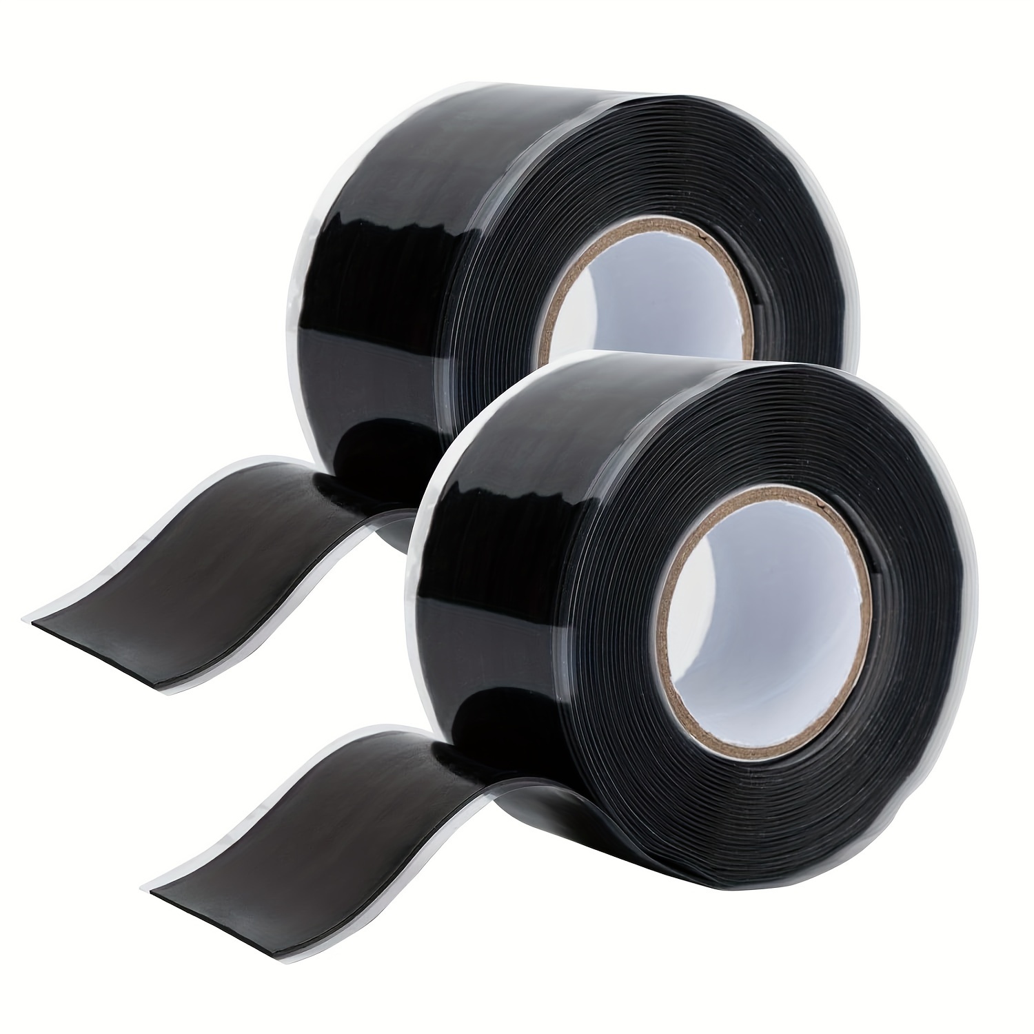 

2 Rolls Self Fusing Silicone Tape - Waterproof Rubber Sealant For Leaky Hoses And Pipes