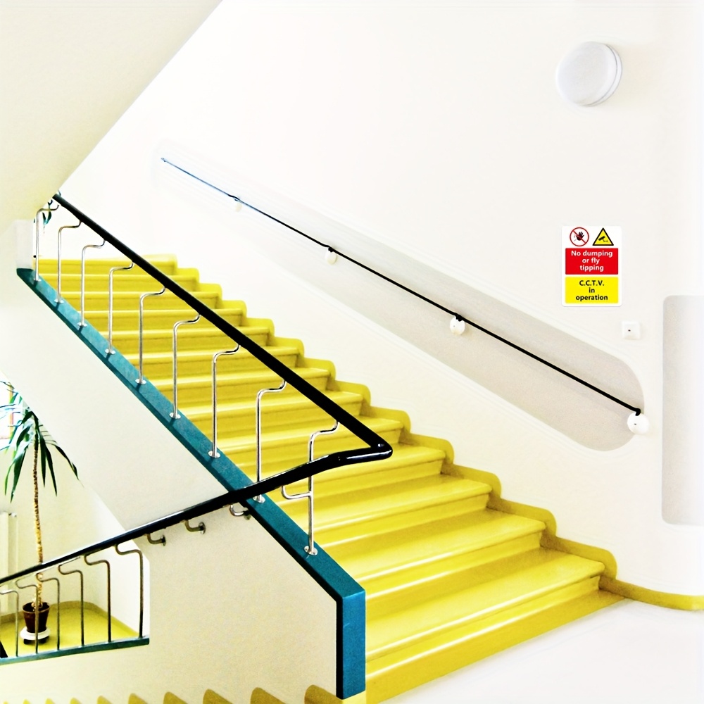 2pcs CCTV Safety Stickers with High Visibility