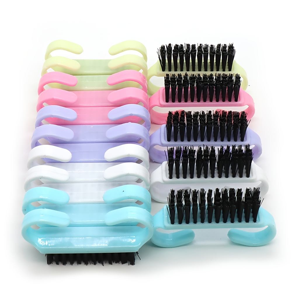 5pcs Easy-Grip Nail Cleaning Brush Set for Toes and Nails