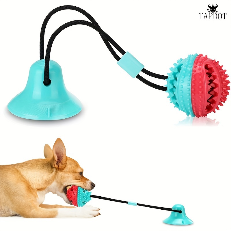 

Interactive Dog Toys Tug Of War, Mentally Stimulating Toys For Dogs, Puppy Teething Toys For Boredom Busy Self Play, Dog Puzzle Treat Food Dispensing Ball Toy For Small Medium Dogs