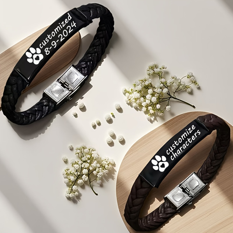 Personalized Pet Memorial Bracelet