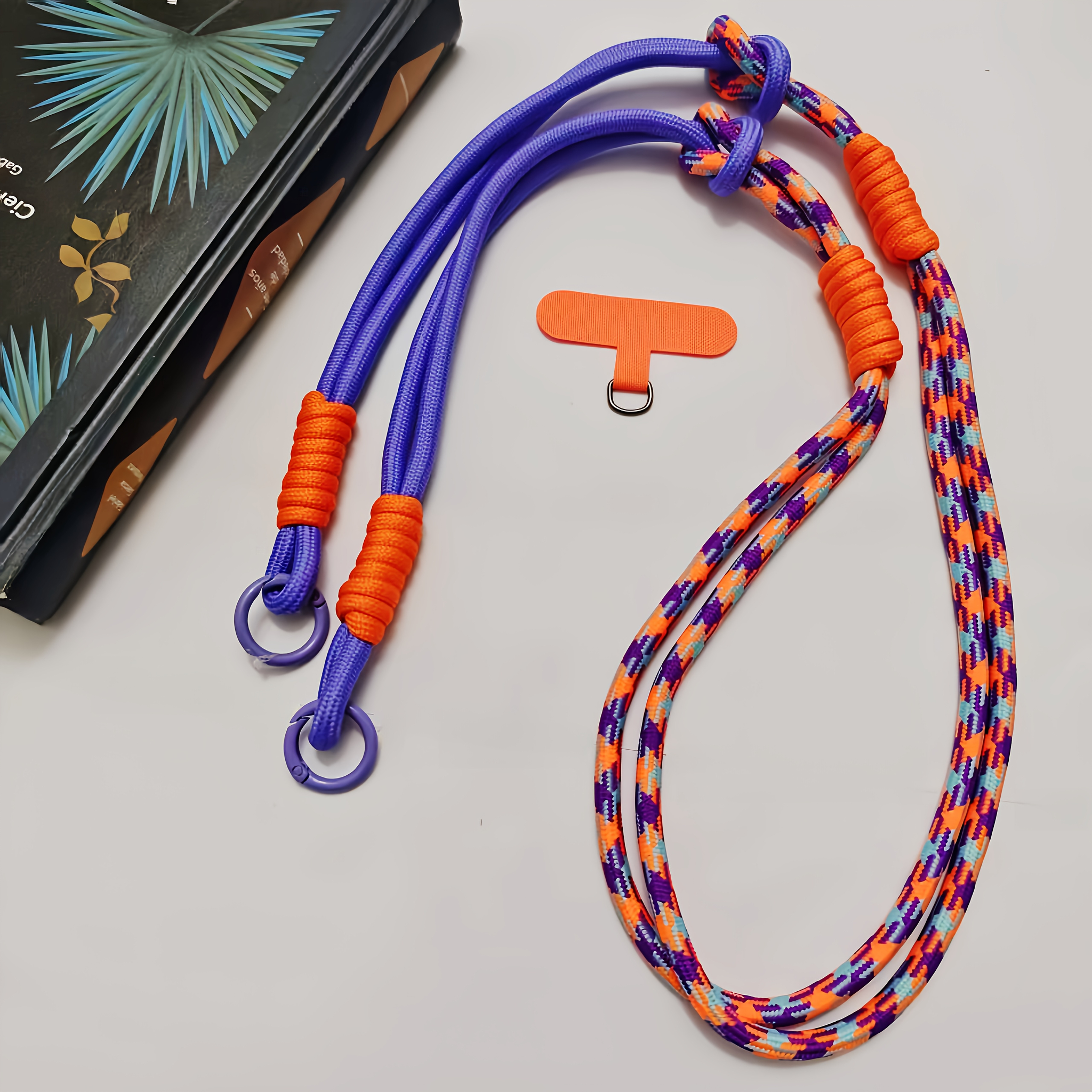 Crossbody And Wrist-worn Woven Phone Lanyard, Adjustable And Detachable Long Strap For Outdoor Activities, Short Trendy Wrist Strap Compatible With Most Phone Cases