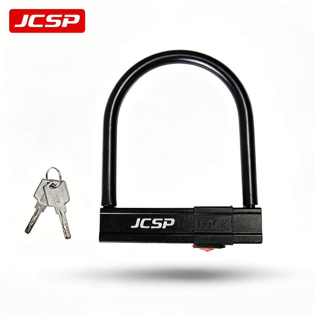 TEMU Cadenas en U pour voiture JCSP, cadenas en U léger, convient pour verrouiller , motos, vélos, etc., pour moto