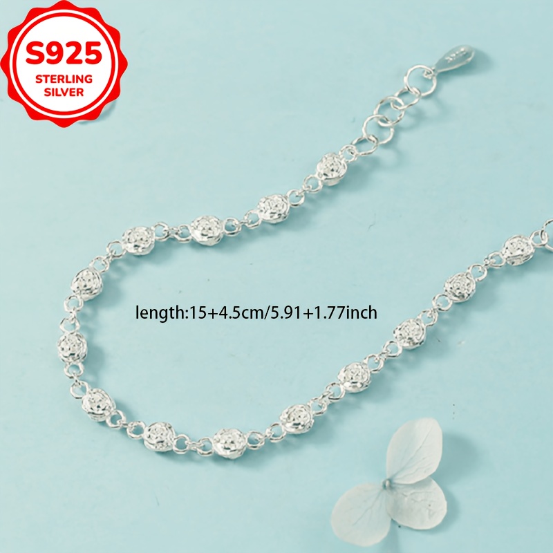Hypoallergenic Rose Flower Bracelet with Anti Oxidation Box