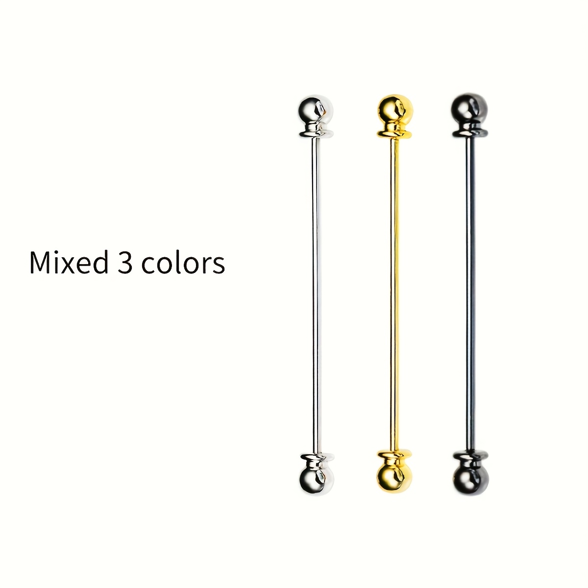 TEMU Set da 3 pezzi: fermacravatta, stecche per , da in rame, stecche per di camicia da , accessorio da lavoro, regalo staccabile