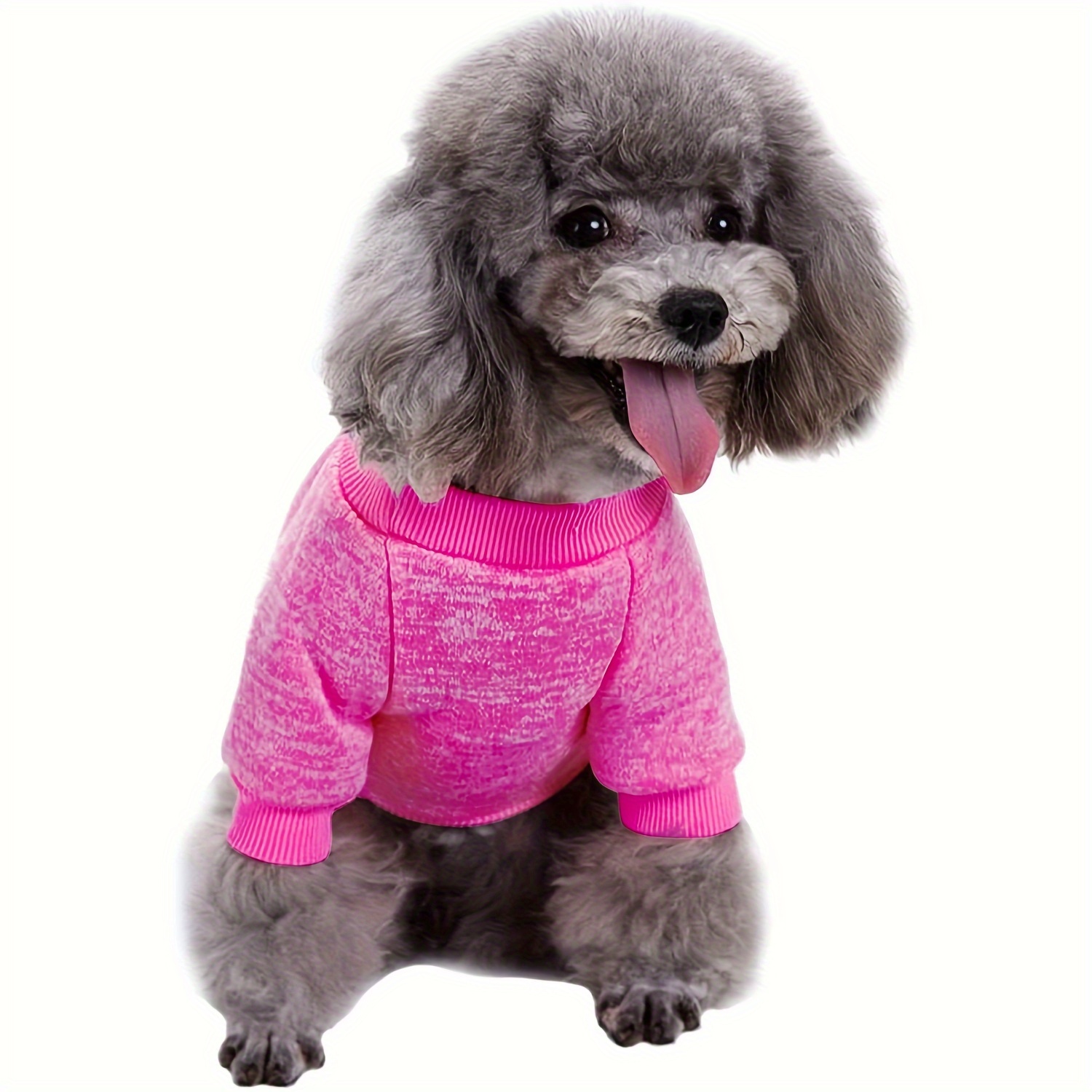 

[customer ] Cozy Knit Dog Sweater - Soft Winter Pet Apparel For Small To Medium Breeds, Machine Washable