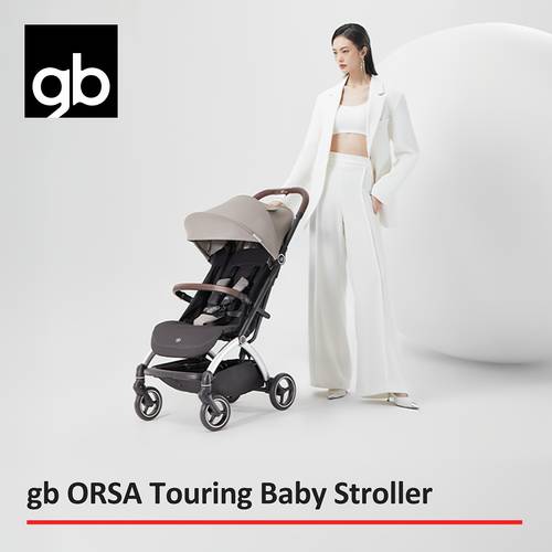 gb stroller lightweight one hand folding reclining seating all terrain shock absorbers braking point safety harness adjustable footrest extra large canopy aluminum frame travel friendly storage basket