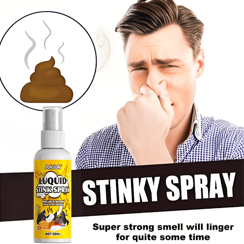 sprej za šalu prank stink je visoko učinkovit i dugotrajan smiješni sprej za miris, savršen za prvi april i halloween zabave, a može se također pokloniti   šala prijateljima i rodbini.