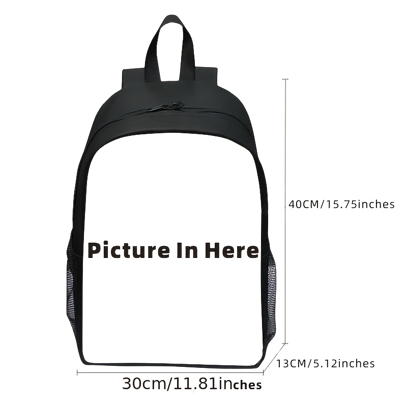 African Girl Backpack with Book Corner Print - Large Capacity Lightweight School Bag, Adjustable Straps & Tablet Compartment, Durable Zipper Closure, Hand Wash Only, Everyday Carryall | Personalized Text Area | Secure Storage, Backpack for School