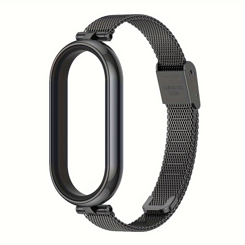 Image of For Mijobs Metal Bracelet For 10 6 5 4 3 For Milanese Wristband For Xiaomi For Mi Smart Band 8 Version Stainless Steel Women Strap For 7 Nfc Version
