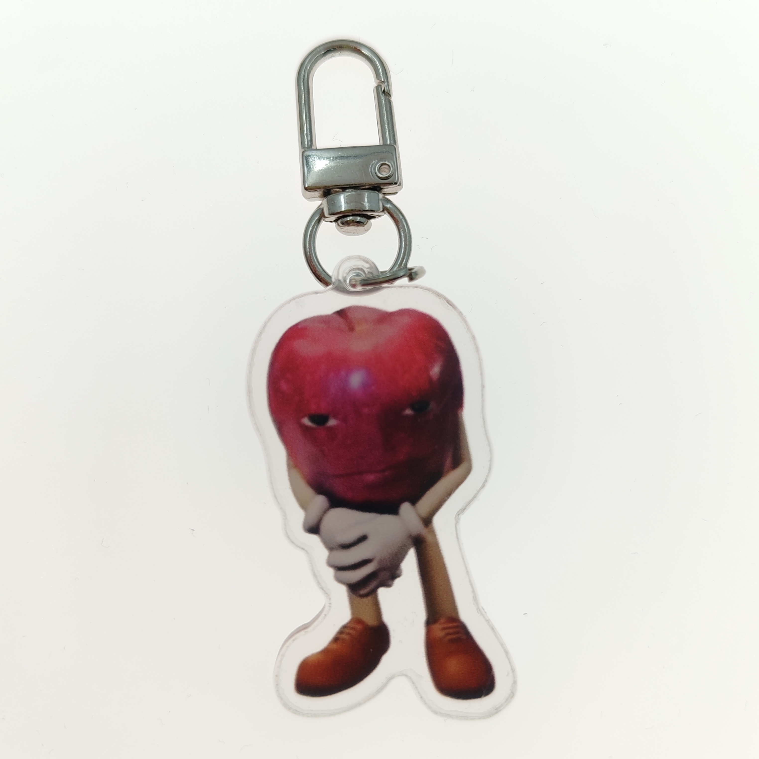 2d Flat, 2d Flat For Man Meme, Cat Meme, Gothic Wind Keychain