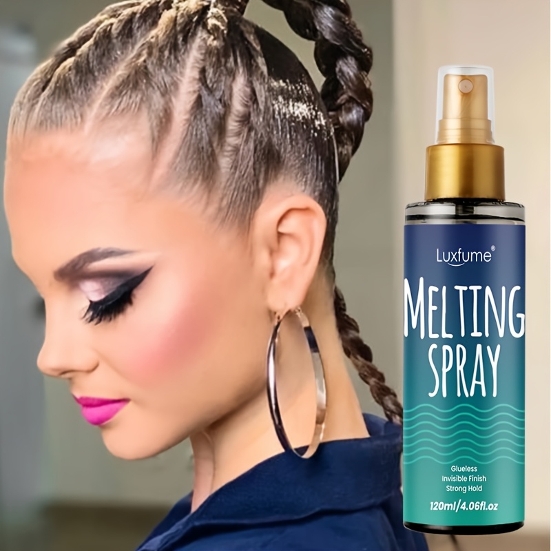 Luxfume Melting Spray | Strong Hold & Invisible Finish for Ponytail & Updos, Ideal for Normal Hair Types