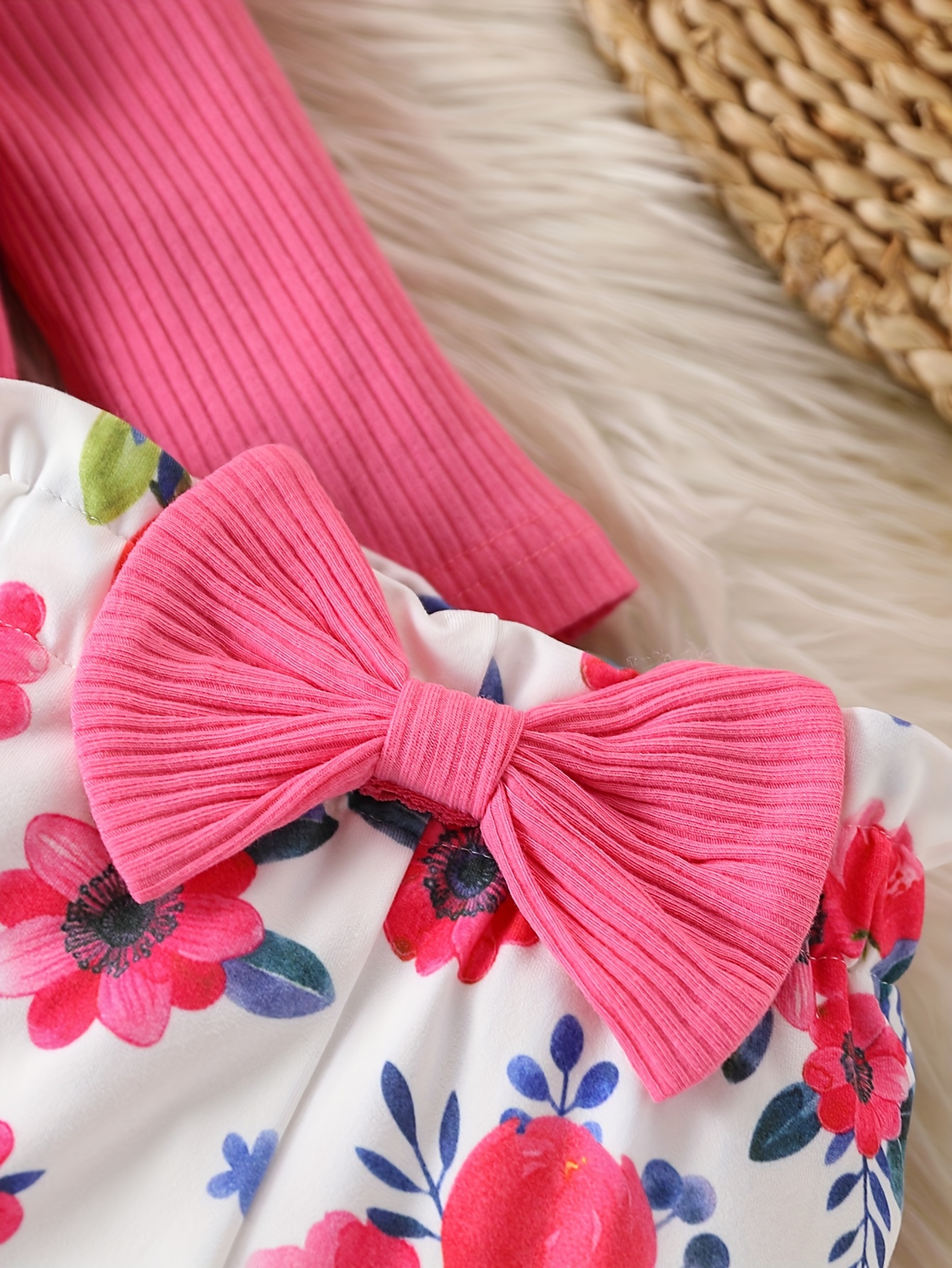 HodJIU Newbron Ensemble De 3 Pièces Pour Bébé Fille Avec