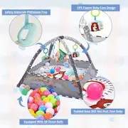 18pcs activity gym set development system for movement and sensory exploration ideal christmas gift for newborns and toddlers boys and girls details 4
