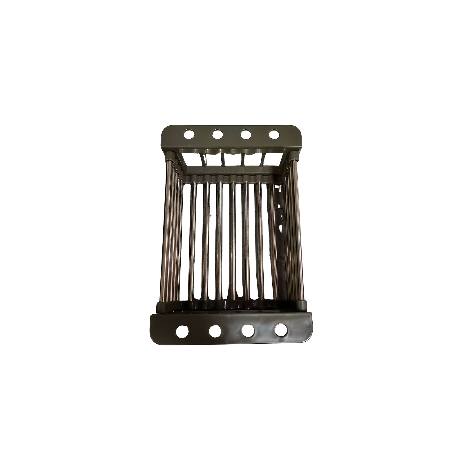 TEMU Expandable Stainless Steel Over The Sink Dish Rack Drainer Basket Collapsible Kitchen Organizer For Dishes, Cups, Design For Efficient Washing