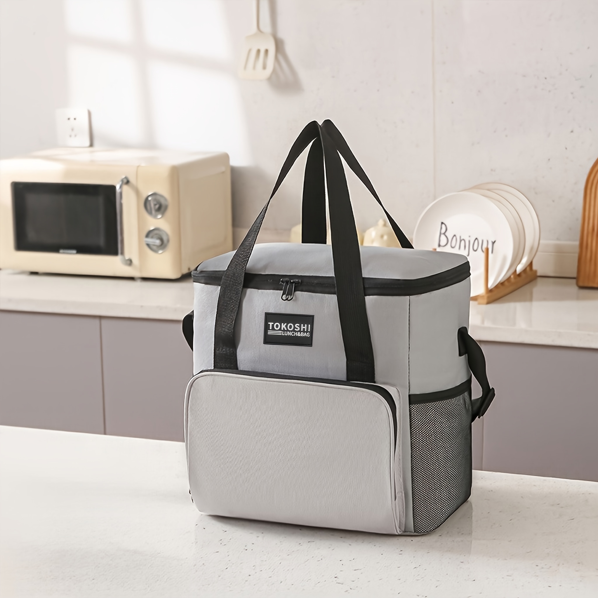 TEMU Men's And Women's Insulated Bags, Work Hand-held Insulated Bags, Large-capacity Insulated Boxes, Outdoor Refrigerated Bags, Refrigerated