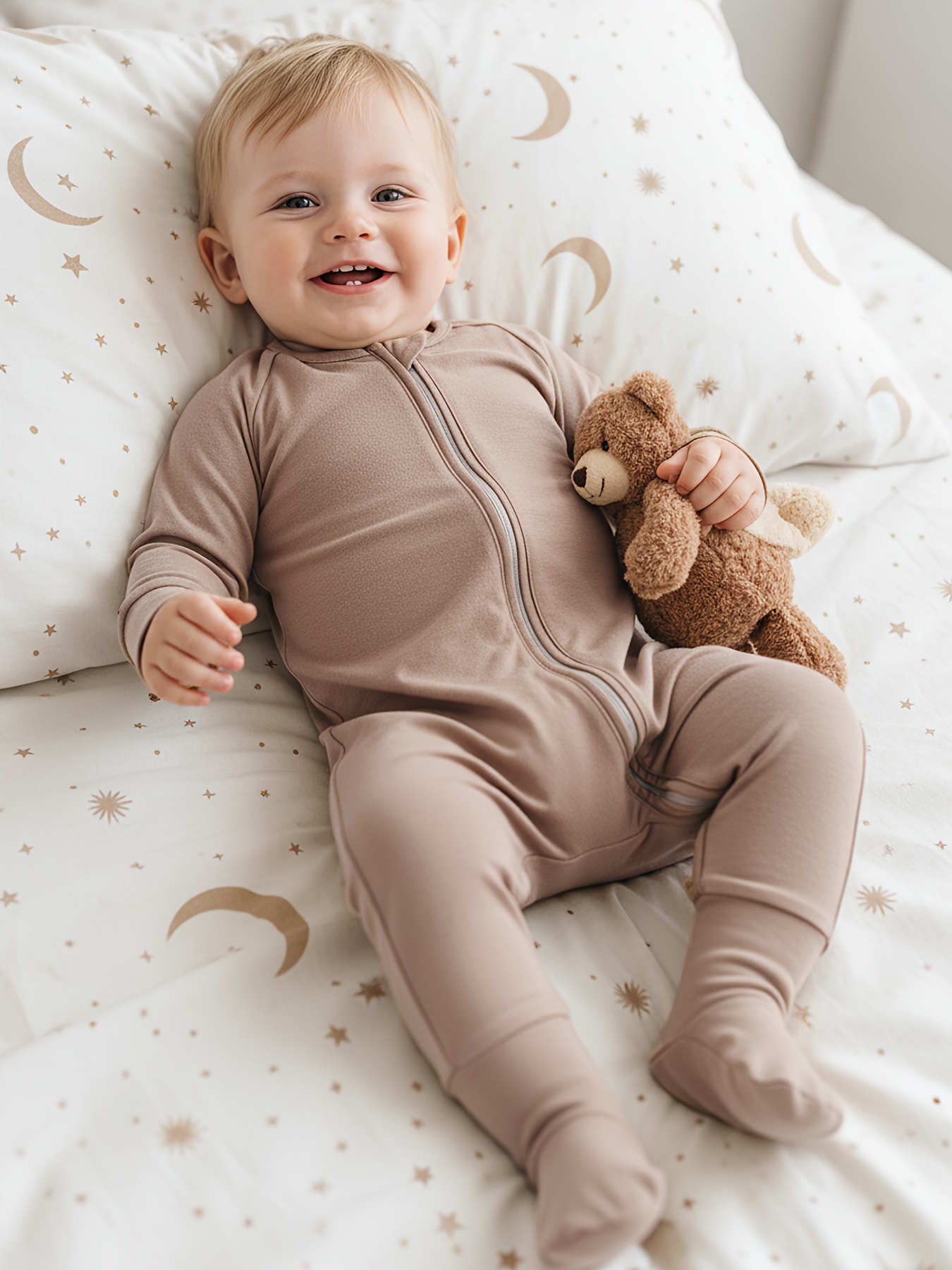 eng anliegende modische baby bambusfaser langarm overall - Temu Luxembourg