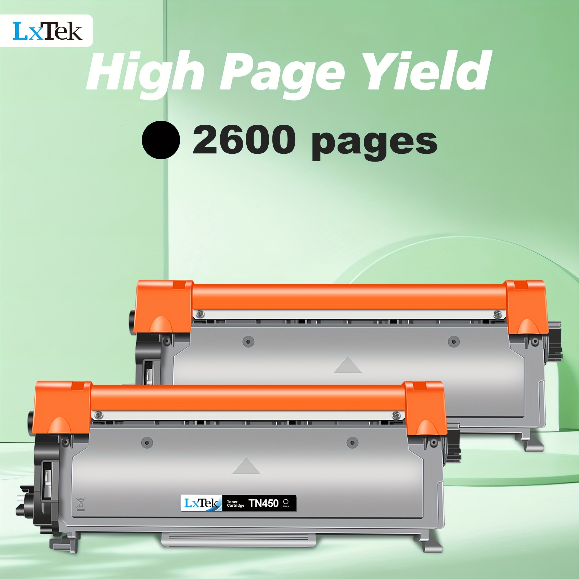 

2 Pack Tn450 Replacement For Brother Tn-450 Tn420 Tn-420 Black To Use With Hl-2270dw Hl-2280dw Hl-2230 Hl2240 Mfc-7360n Mfc-7860dw Dcp-7065dn