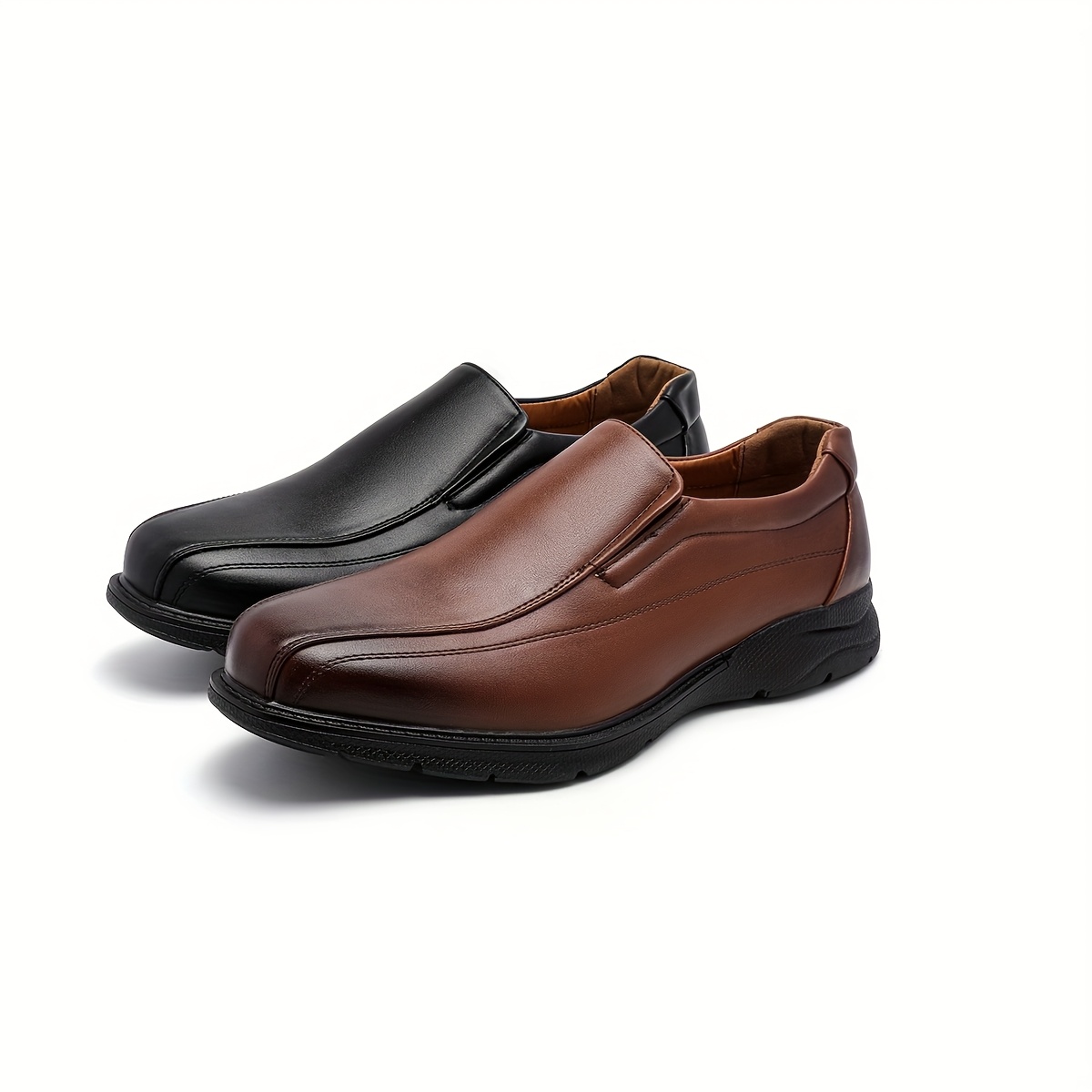 Mens Casual Dress Shoes With Jeans A Pair Of Comfortable *'s Business Casual  Shoes, Solid Low Top Shoes, Suit Shoes, Formal Shoes