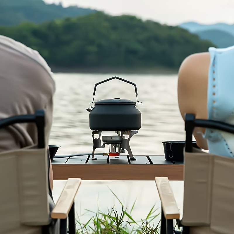 Portable 3500W/6800W Folding Gas Stove - Electric Ignition, Fuel Tank, Carry Case - Outdoor Camping Stove for Hiking, Picnic, and Christmas Gift