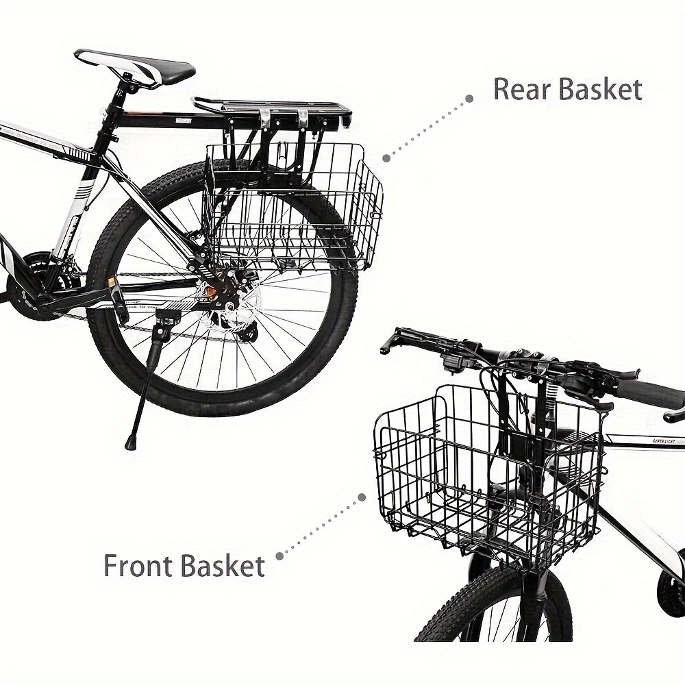 folding bicycle basket for outdoor cycling equipment details 2