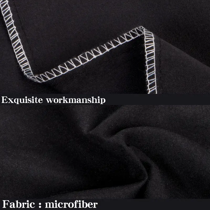 1 pair microfiber pillowcases with envelope closure solid color pillow caces Product details 3