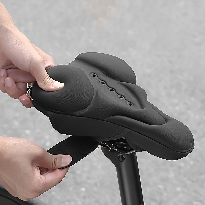 WEST BIKING Bike Saddle Cover Comfortable Breathable Seat Cover Soft Sponge Bike Seat Cushion