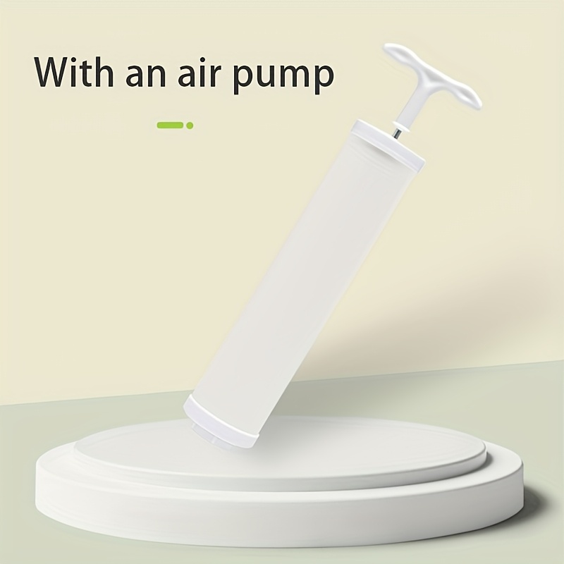 Maleta de viaje con mochila de compresión al vacío mejorada y bomba de aire, bolso de viaje de gran capacidad aprobado para avión 40x25x20 cm, mochila multifuncional de doble hombro, incluye funda de compresión al vacío con bomba, herramienta de almacenamiento que ahorra 50% de espacio, juego de bolsas de vacío con capacidad expandida, ideal para viajes familiares