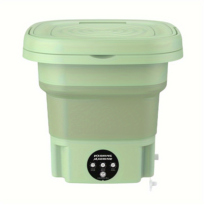 Mini lave-linge, lave-linge pliable, facile à transporter et à utiliser, les sous-vêtements et les chaussettes sont plus sains à laver séparément, bons appareils ménagers, ne prennent pas de pour les voyages daffaires, deux couleurs disponibles, lave-linge 8L détails 17