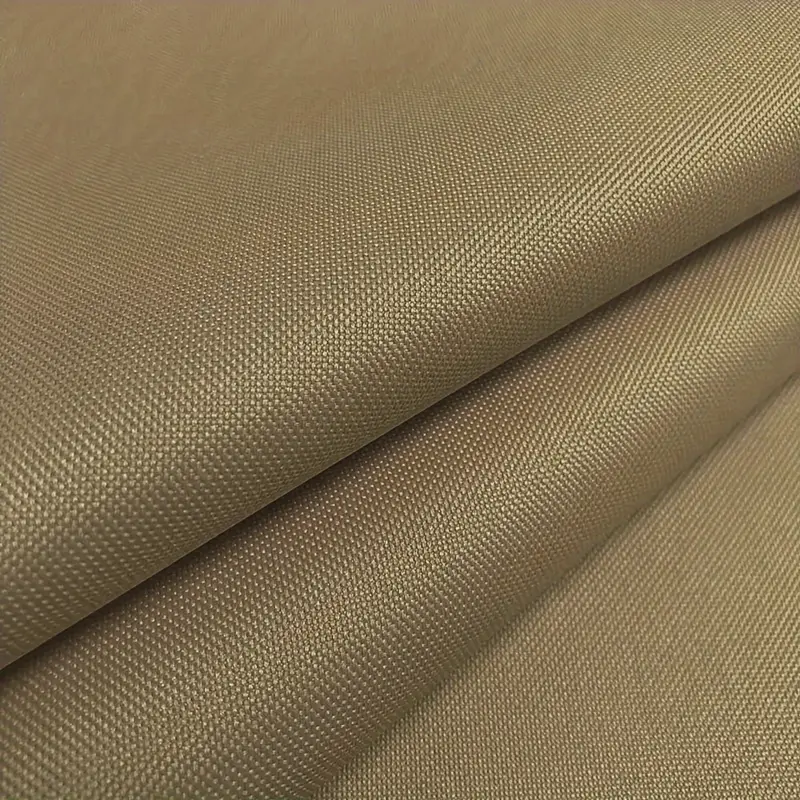 1pc 10 Yards Waterproof 600d Canvas Fabric, Khaki Polyester Material ...