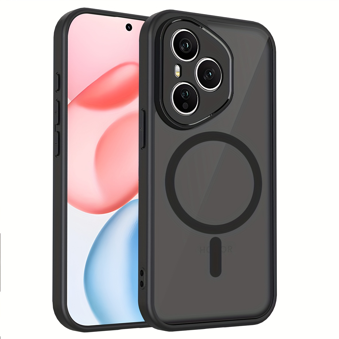 Trda ovitek za telefon: Nov, eleganten, preprost, lahek, odporen na udarce in magnetni ovitek. Primeren za Honor 400/400 Lite/400 Pro.